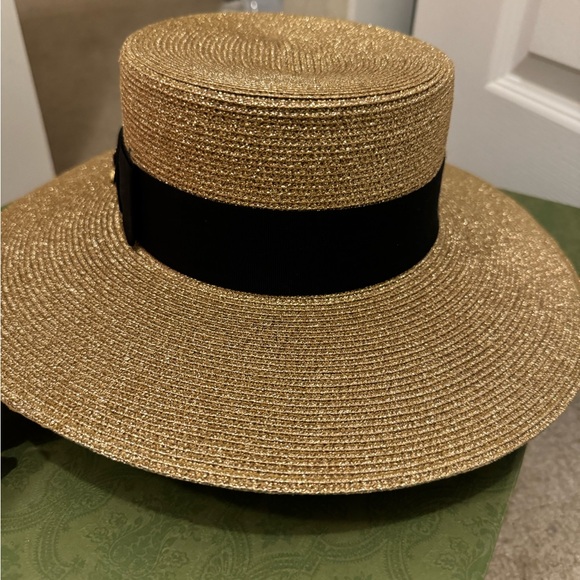 Gucci LAMÉ PAPIER HAT - Picture 4 of 7